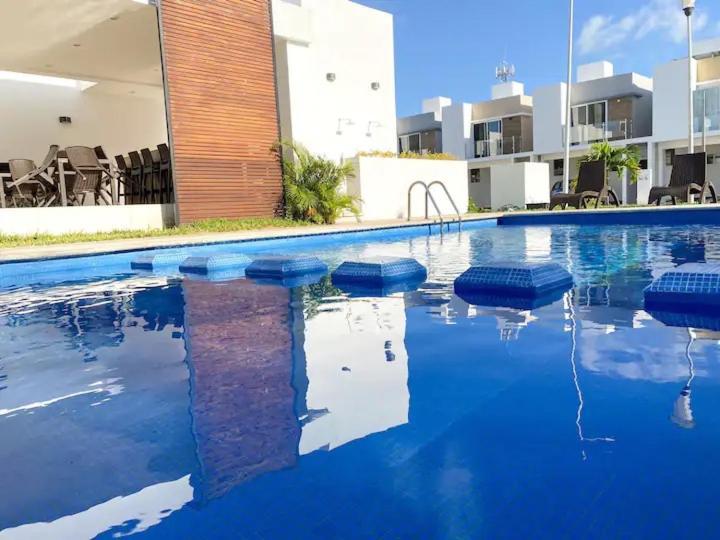 坎昆Elegante Y Preciosa Casa Con Excelente Ubicacion别墅 外观 照片